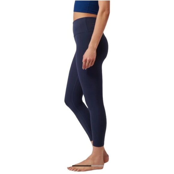 Athleta Leggings Women's Size Small Navy Blue Elation Crop Tight High Rise Yoga - Picture 5 of 8